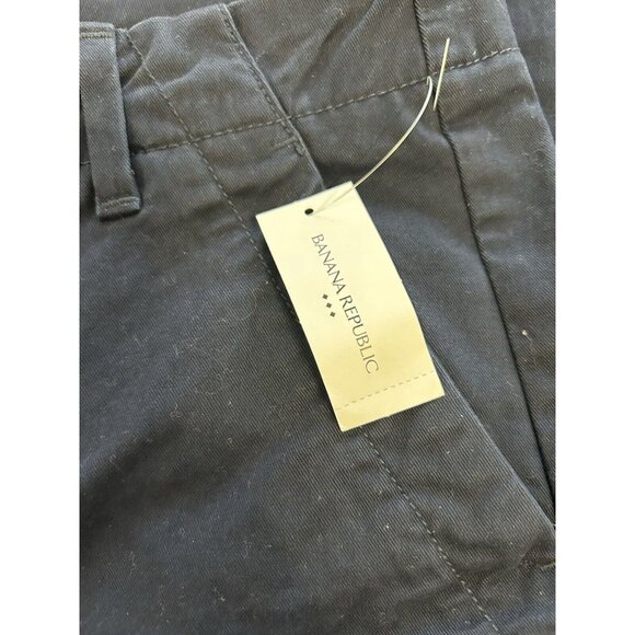 $70 NWT Banana Republic Authentic Chino Slim Fit Mid Rise Blue Pants Size 4 - Picture 7 of 7